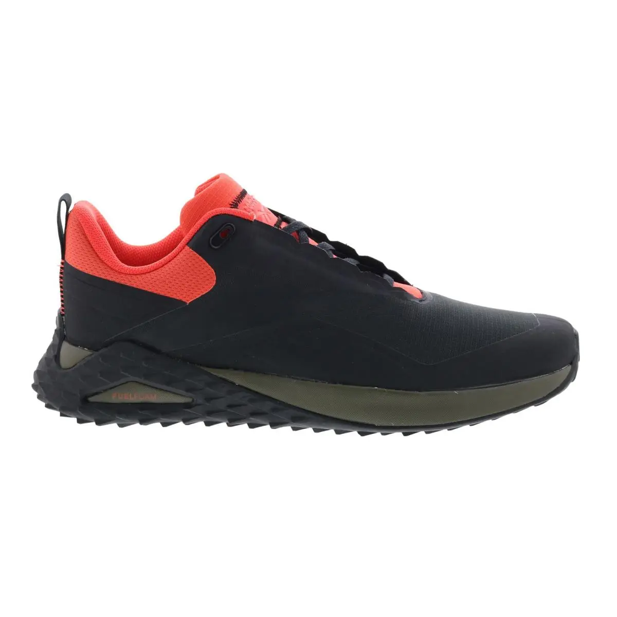 Reebok Trail Cruiser Mens Black Canvas Lace Up Lifestyle Sneakers Shoes 12
