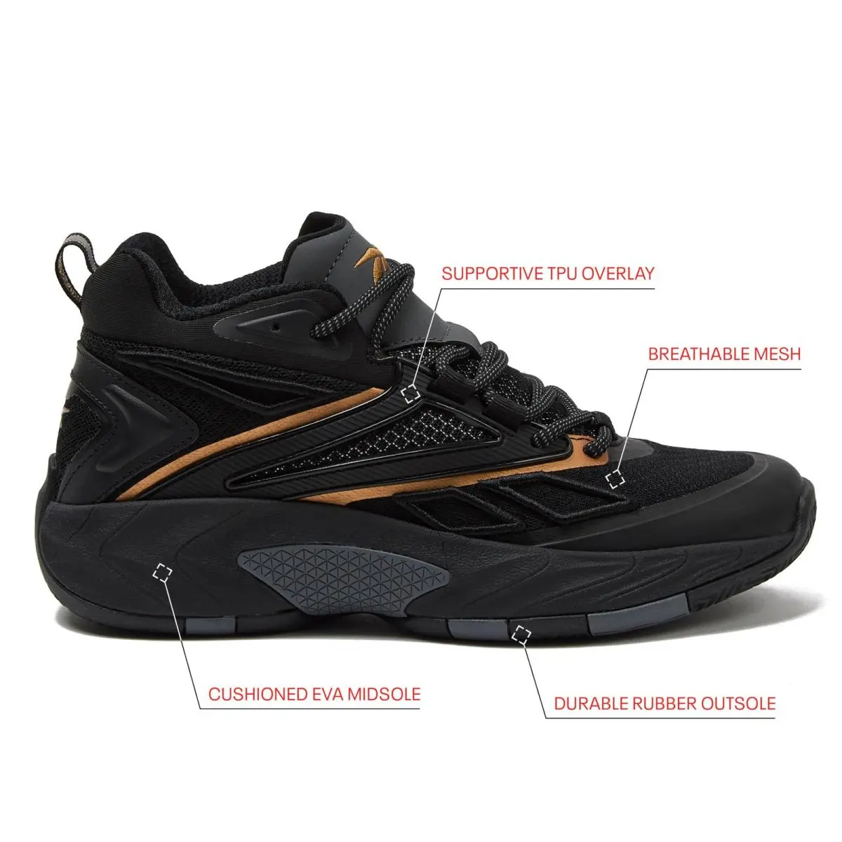 Reebok shoes - ZONEBREAKER - ZONEBREAKER - Zone Breaker - Black (UPC: 198179948725) 0