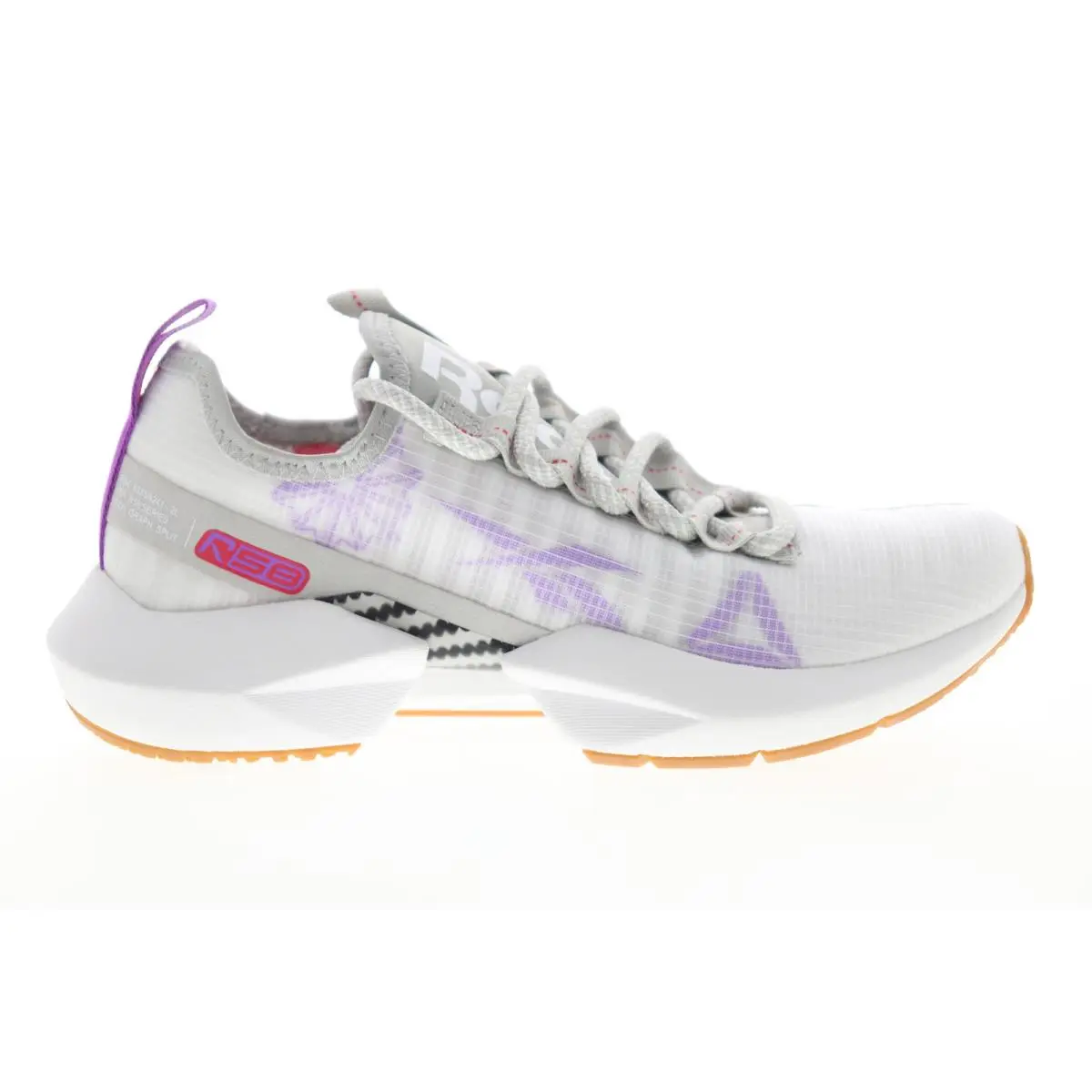 Reebok Sole Fury R58 EF3464 Mens Gray Low Top Lace Up Athletic Running Shoes 12