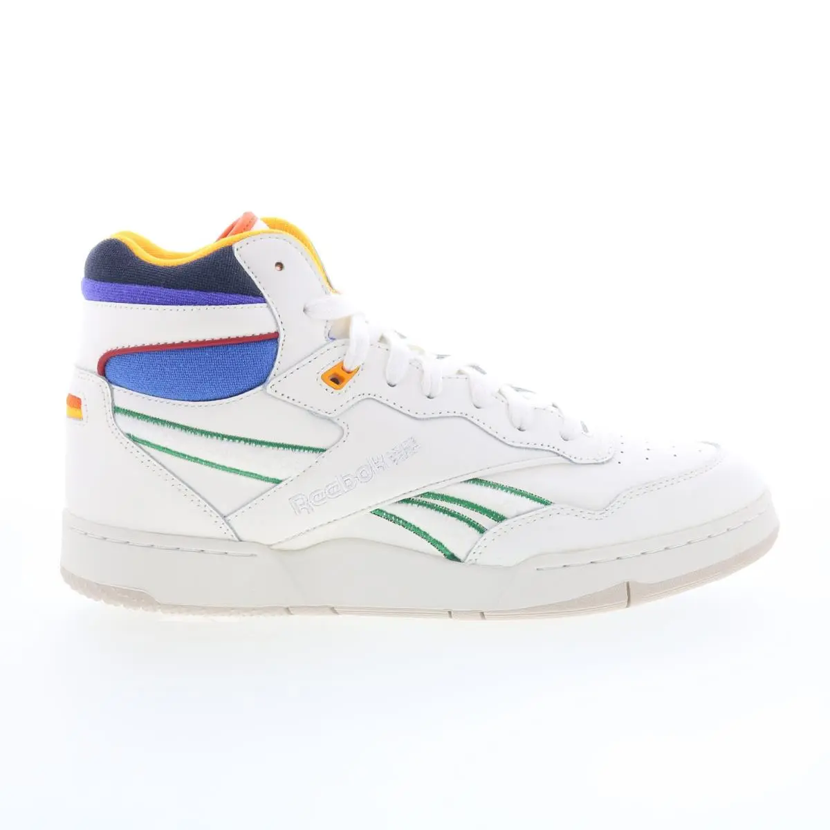 Reebok x SI BB 4000 II Mid Mens White Leather Lifestyle Sneakers Shoes 10