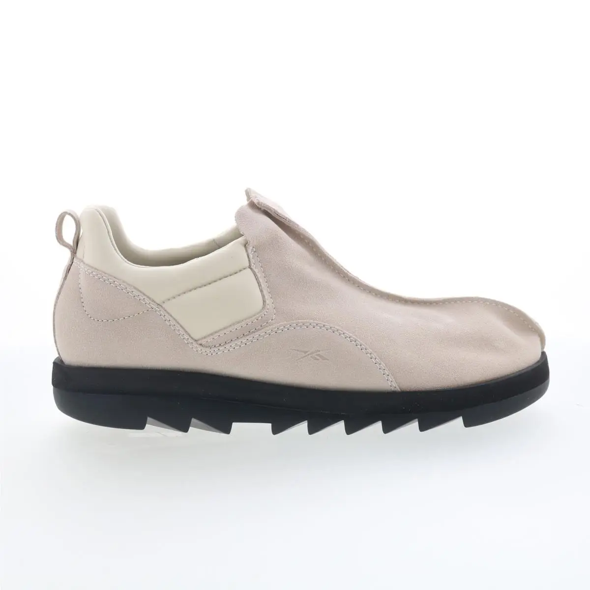 Reebok Beatnik Moc Mens Beige Suede Lace Up Loafers Slip Ons Casual Shoes 12