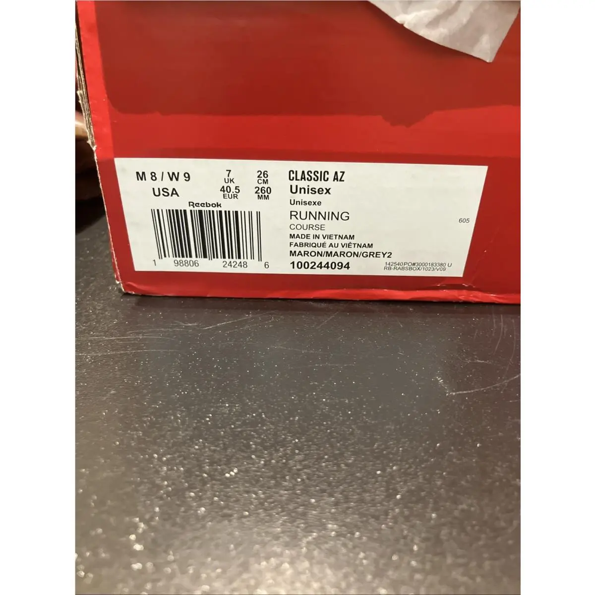 Reebok shoes - Reebok Classic Nylon - Classic Nylon - 1000200024 - Maroon 5