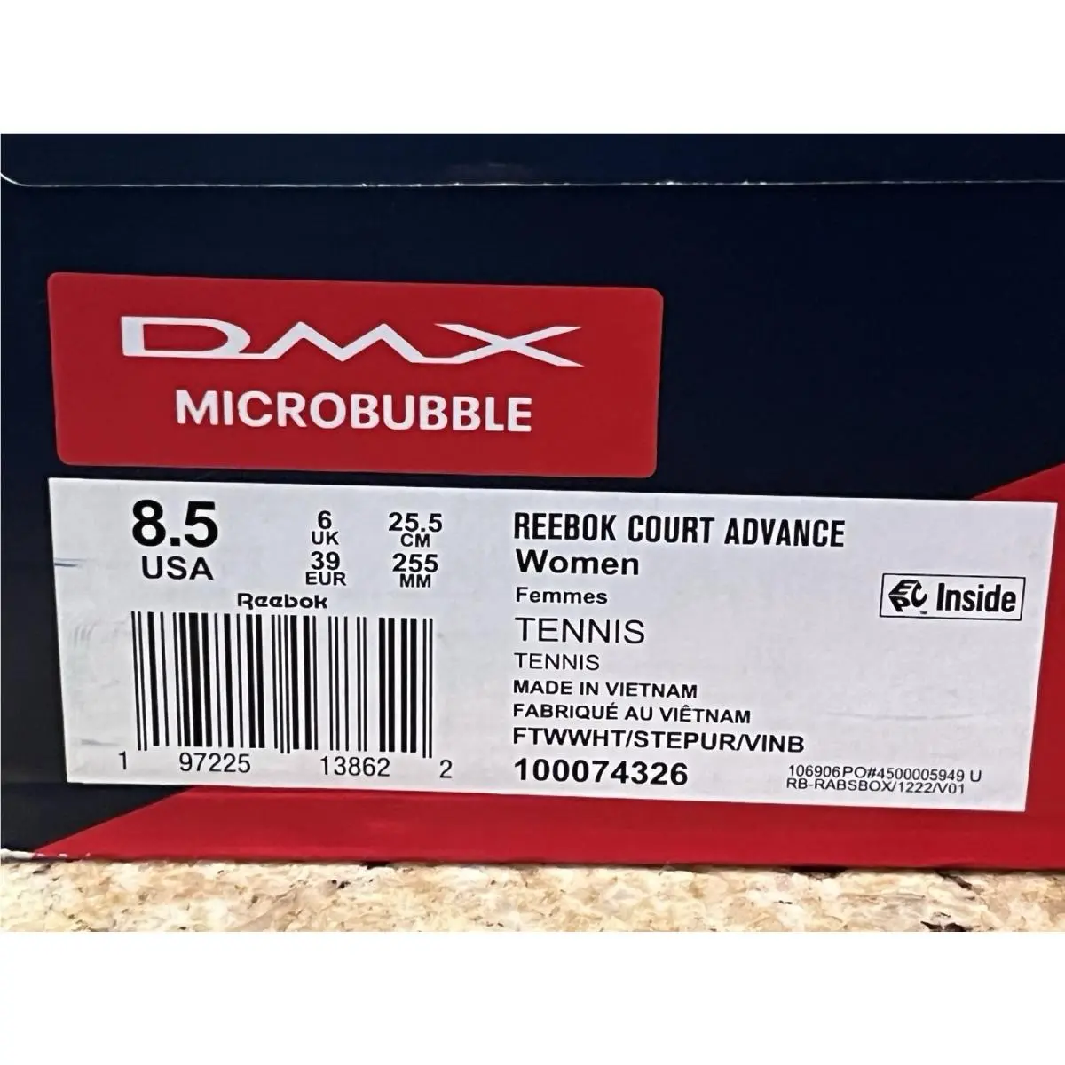 Reebok shoes - Reebok Court Advance - Court Advance - 100074326 - White (UPC: 197225138622) 12
