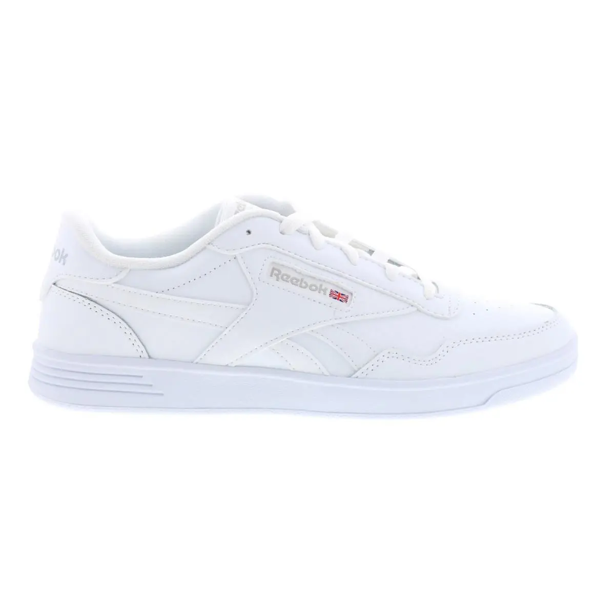 Reebok Club Memt Womens White Leather Lace Up Lifestyle Sneakers Shoes 9