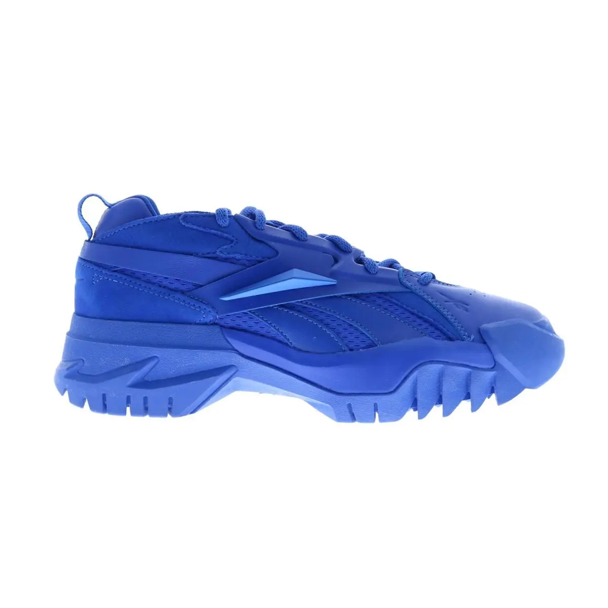 Reebok Club C Cardi B V2 Womens Blue Leather Lifestyle Sneakers Shoes 9