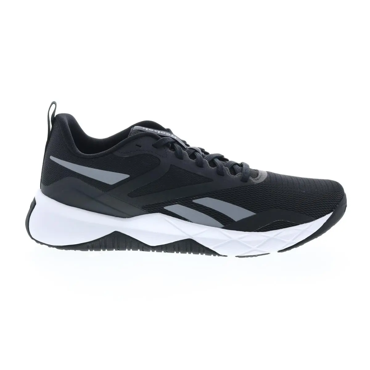 Reebok Nfx Trainer Mens Black Canvas Lace Up Athletic Cross Training Shoes 13