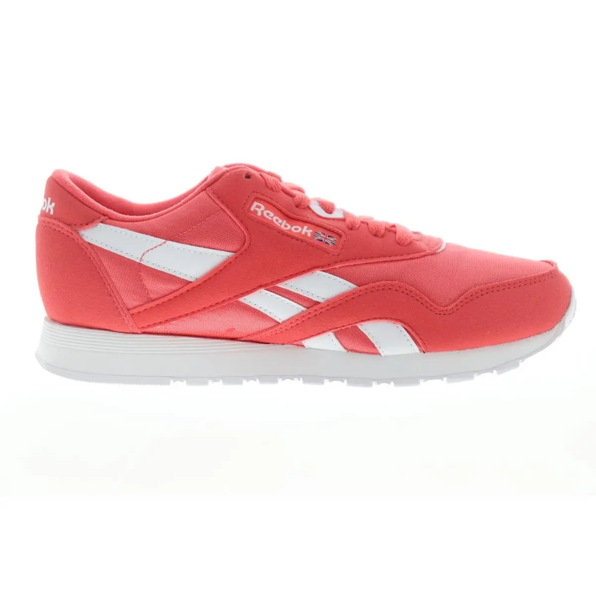 Reebok Classic Nylon Color CN7444 Mens Red Suede Lifestyle Sneakers Shoes 9.5
