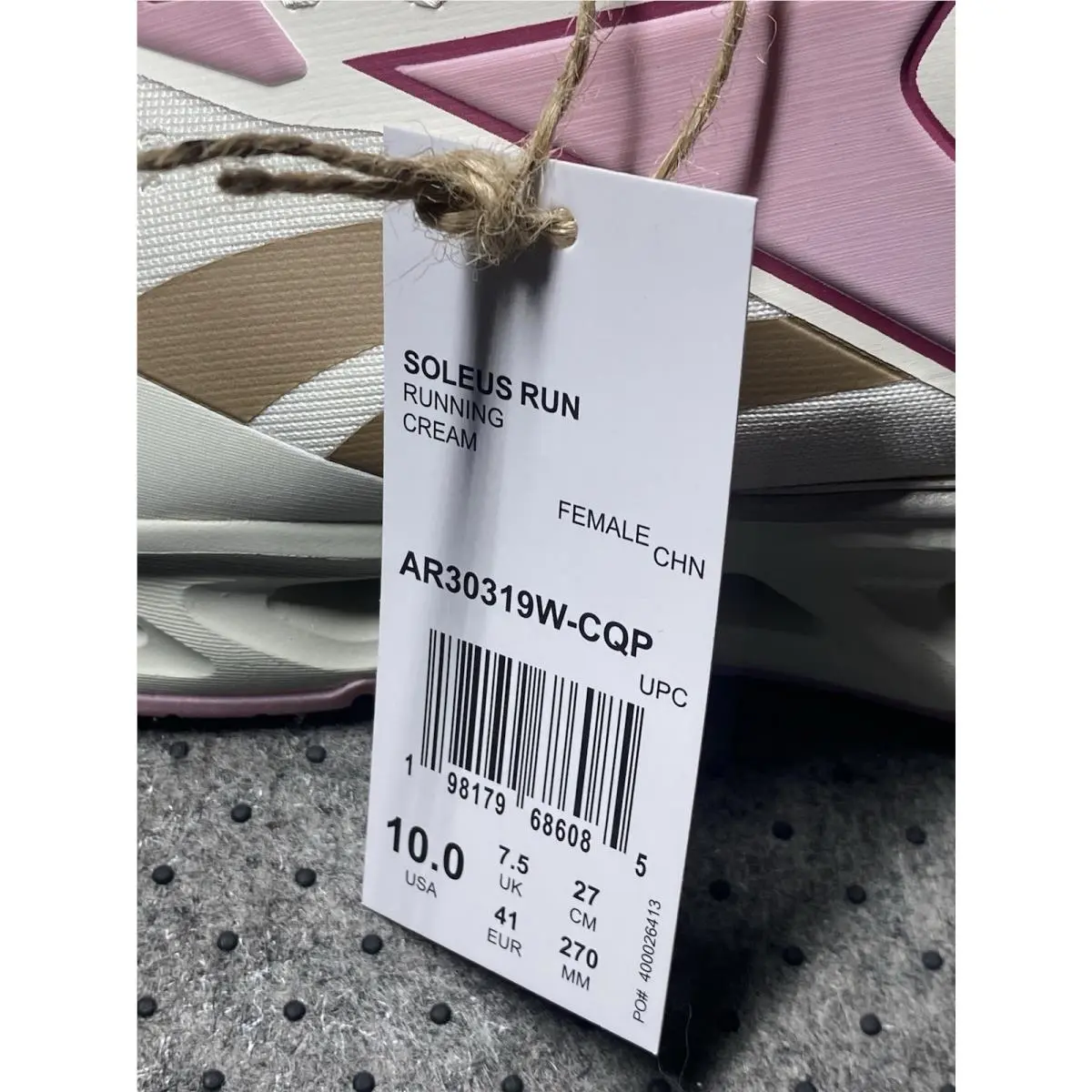 Reebok shoes - Reebok Soleus - Soleus - Cream / Pink / Gold 10