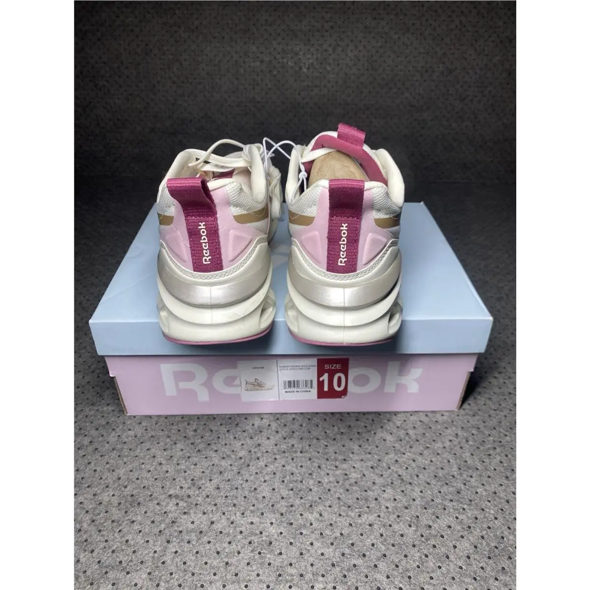Reebok shoes - Reebok Soleus - Soleus - Cream / Pink / Gold 5