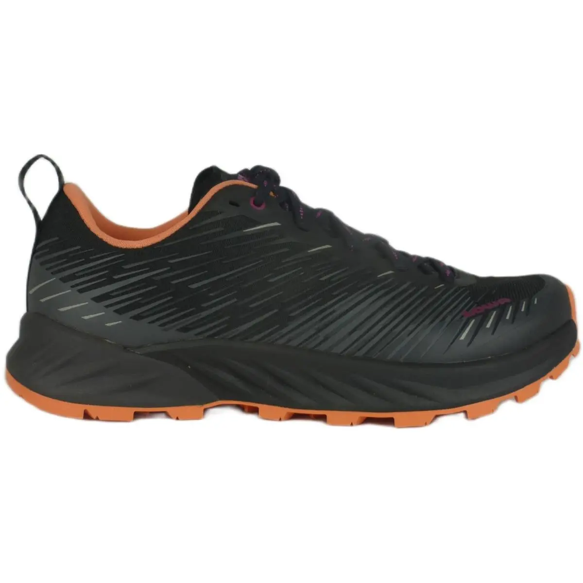 Lowa Amplux Women`s Hiking / Trail Shoes Black / Melon US 7