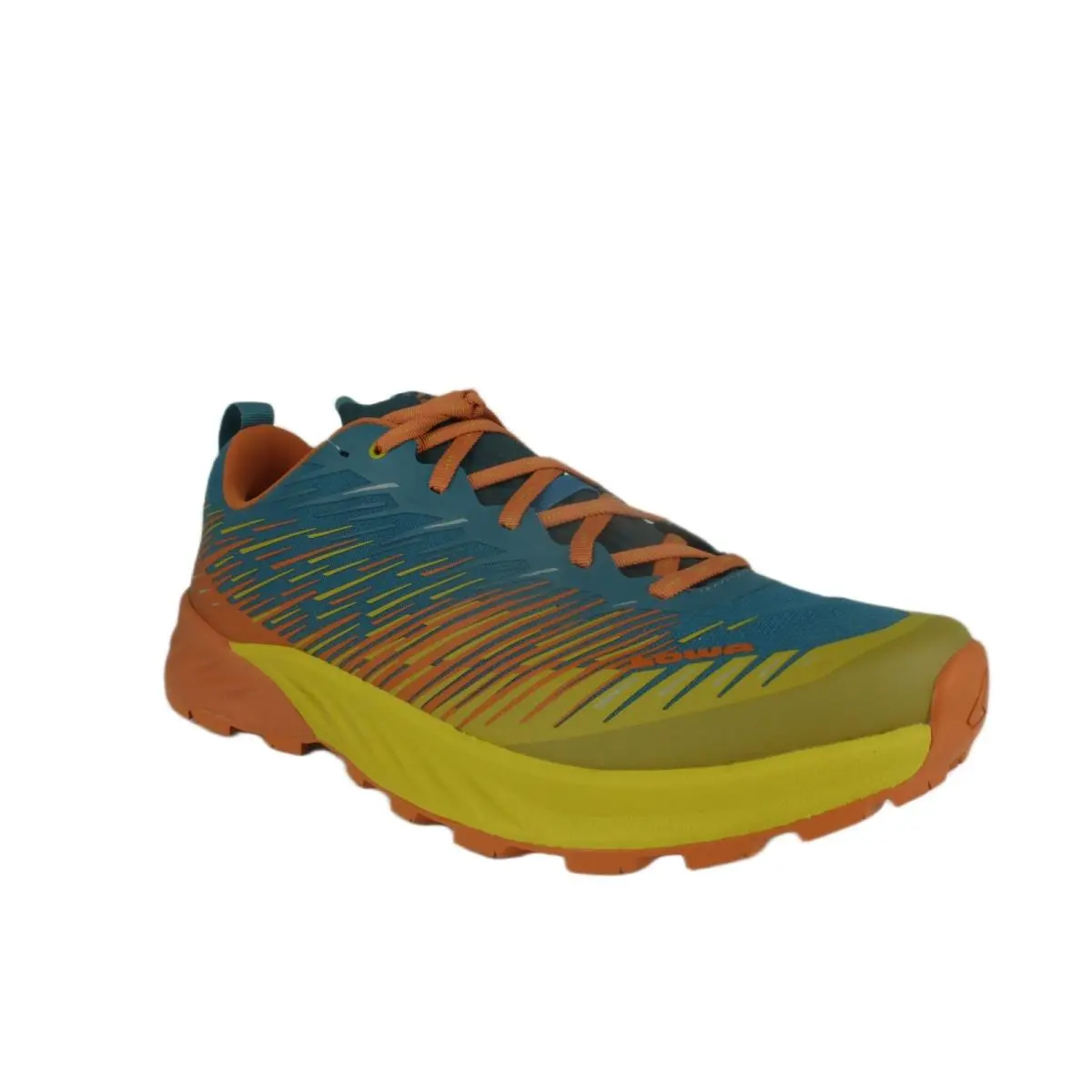 Lowa Amplux Men`s Hiking / Trail Shoes Rust / Petrol US 11.5