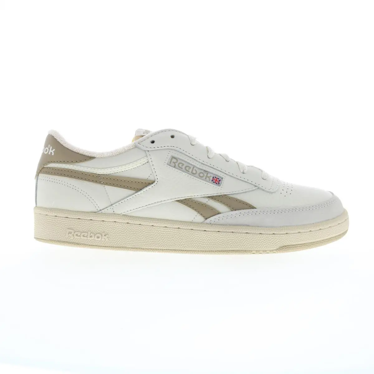 Reebok Club C Revenge Vintage Mens Beige Leather Lifestyle Sneakers Shoes 12