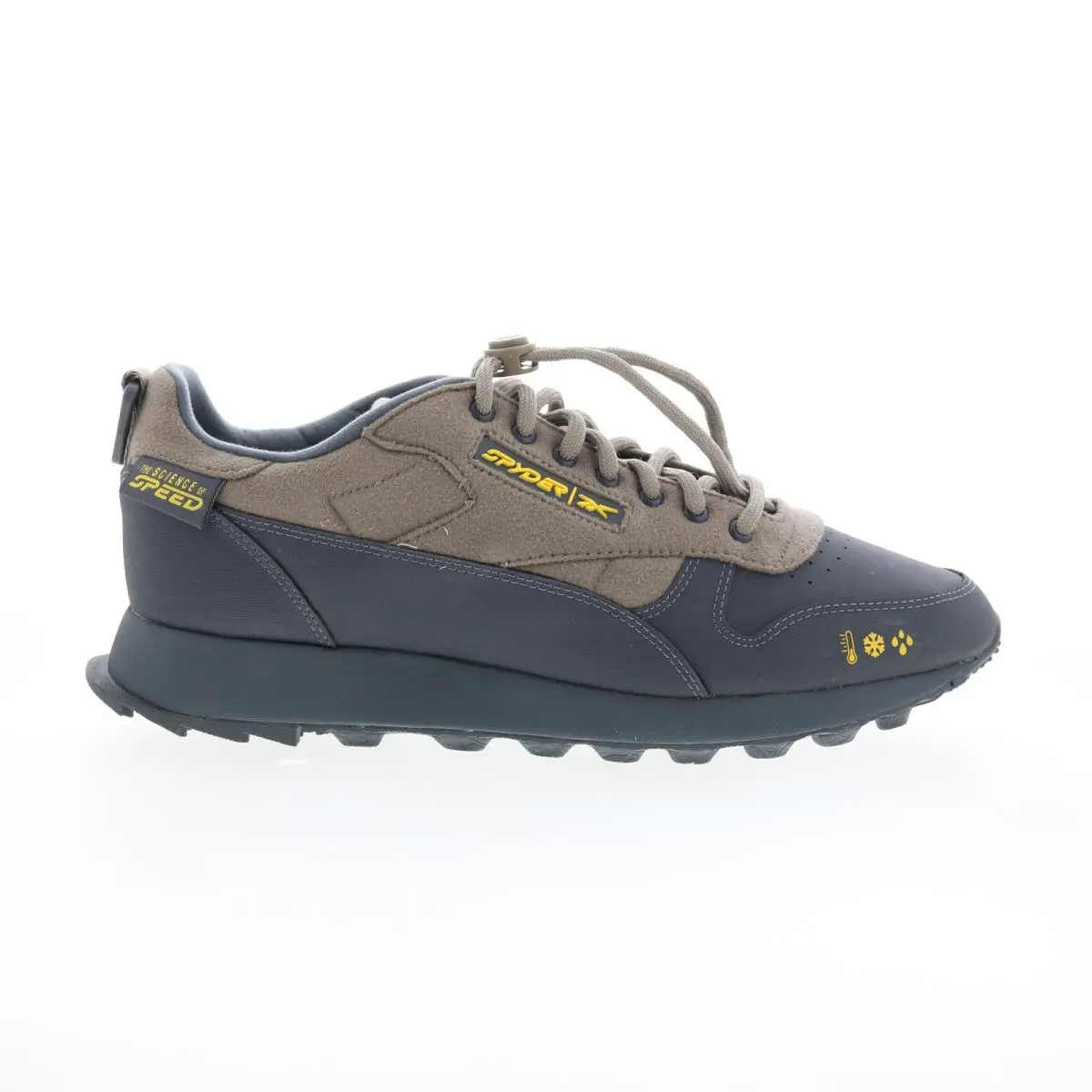 Reebok Classic Leather Trail X Spyder Mens Gray Athletic Hiking Shoes 11.5