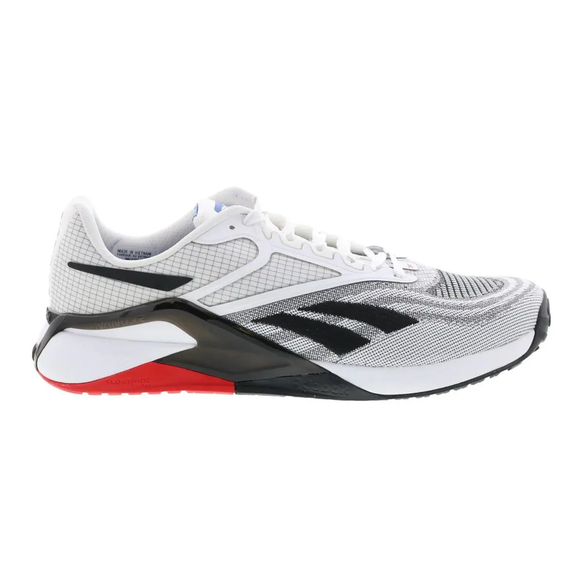 Reebok Nano X2 Mens White Canvas Lace Up Athletic Cross Training Shoes 14