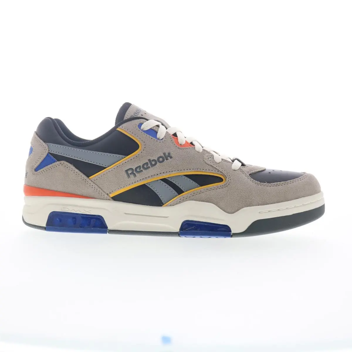 Reebok BB 4500 Dmx Mens Gray Leather Lace Up Lifestyle Sneakers Shoes 13