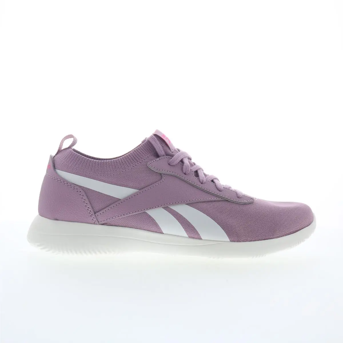 Reebok Walkawhile Womens Purple Canvas Lace Up Lifestyle Sneakers Shoes 11