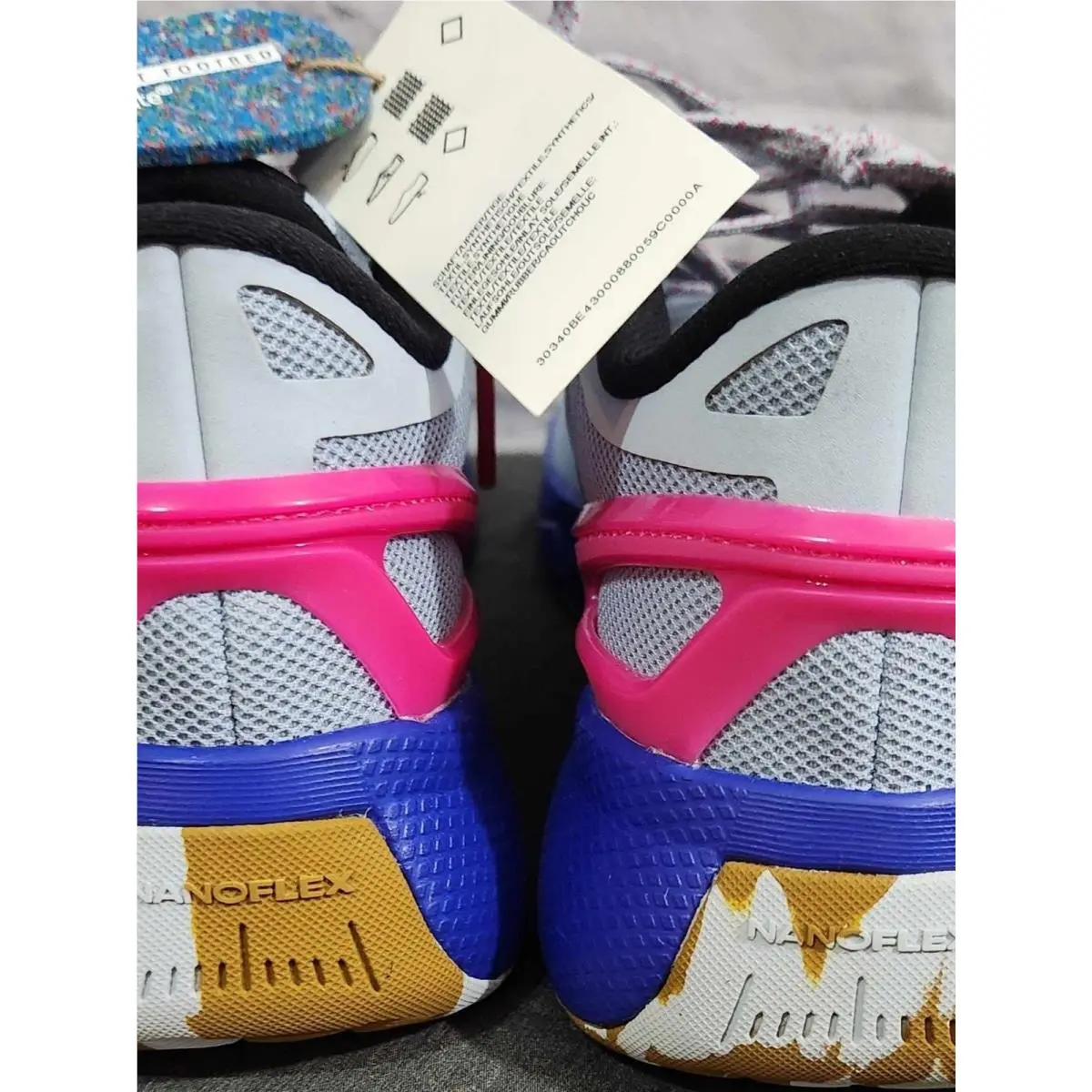 Reebok shoes - Reebok Nanoflex - Nanoflex - womens shoes - Gray, Blue, Pink, Black 0