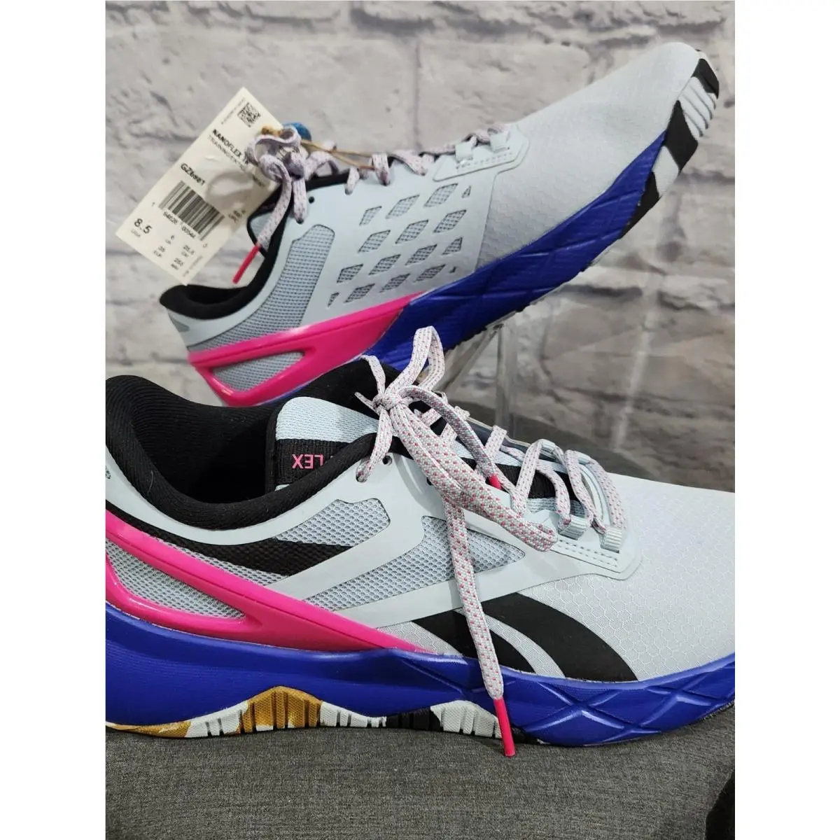 Reebok shoes - Reebok Nanoflex - Nanoflex - womens shoes - Gray, Blue, Pink, Black 2