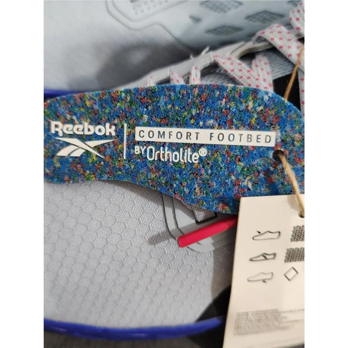 Reebok shoes - Reebok Nanoflex - Nanoflex - womens shoes - Gray, Blue, Pink, Black 5