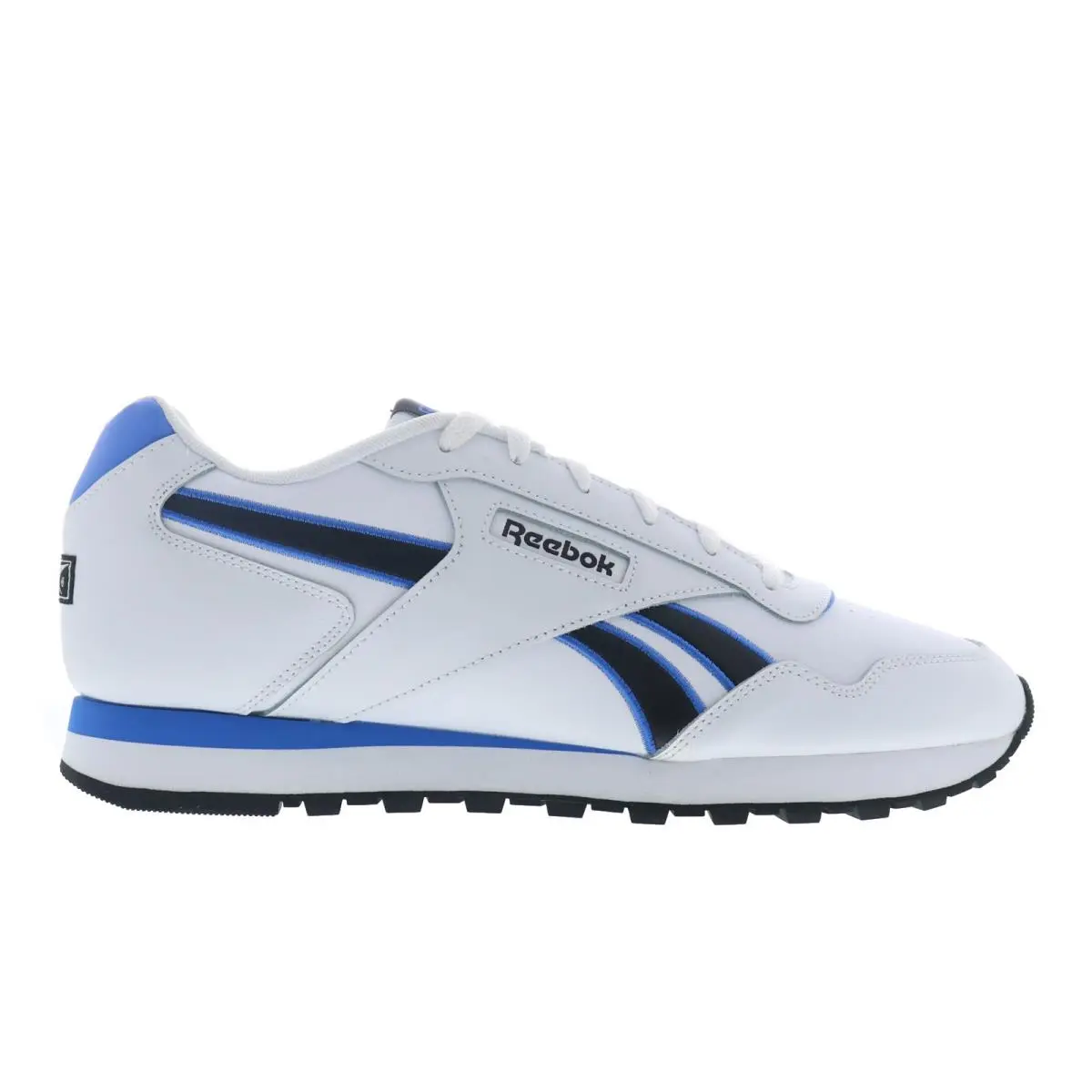 Reebok Glide Mens White Leather Lace Up Lifestyle Sneakers Shoes 13