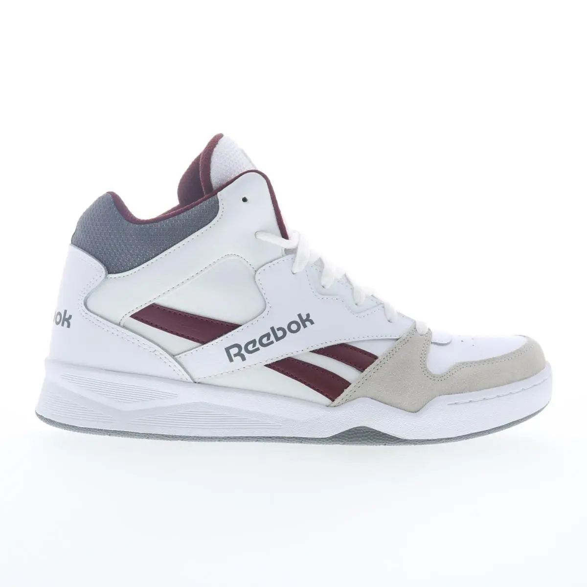Reebok Royal BB4500 HI 2 Mens White Leather Lifestyle Sneakers Shoes 11.5