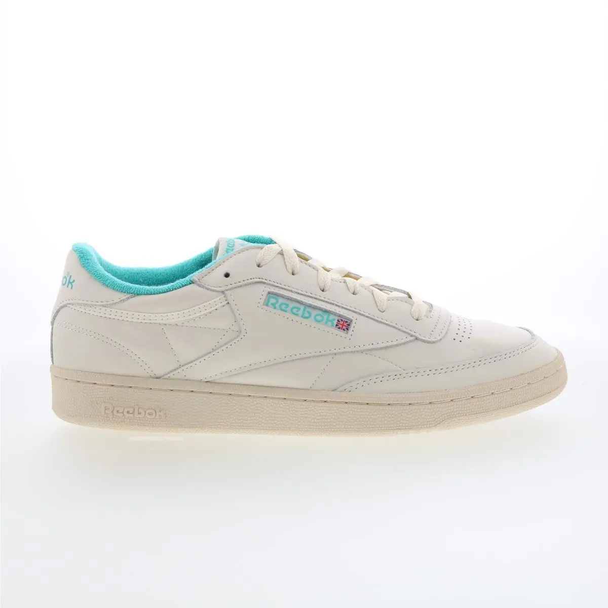 Reebok Club C 85 Vintage Mens Beige Leather Lifestyle Sneakers Shoes 12.5