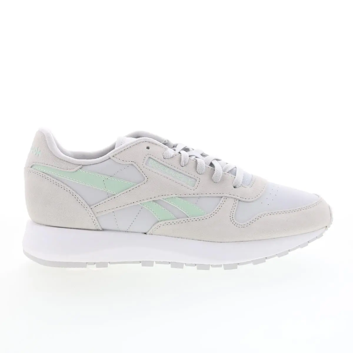 Reebok Classic Leather SP Womens Gray Suede Lace Up Lifestyle Sneakers Shoes 11