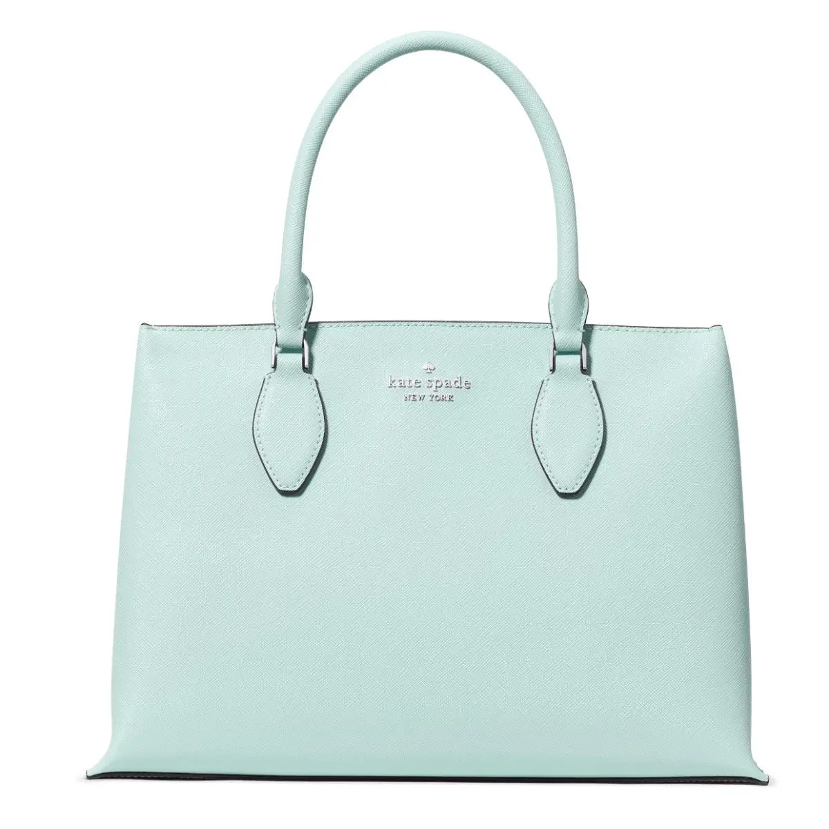 New  Rae Medium Satchel Saffiano Lake Mist with Dust Bag by Kate Spade