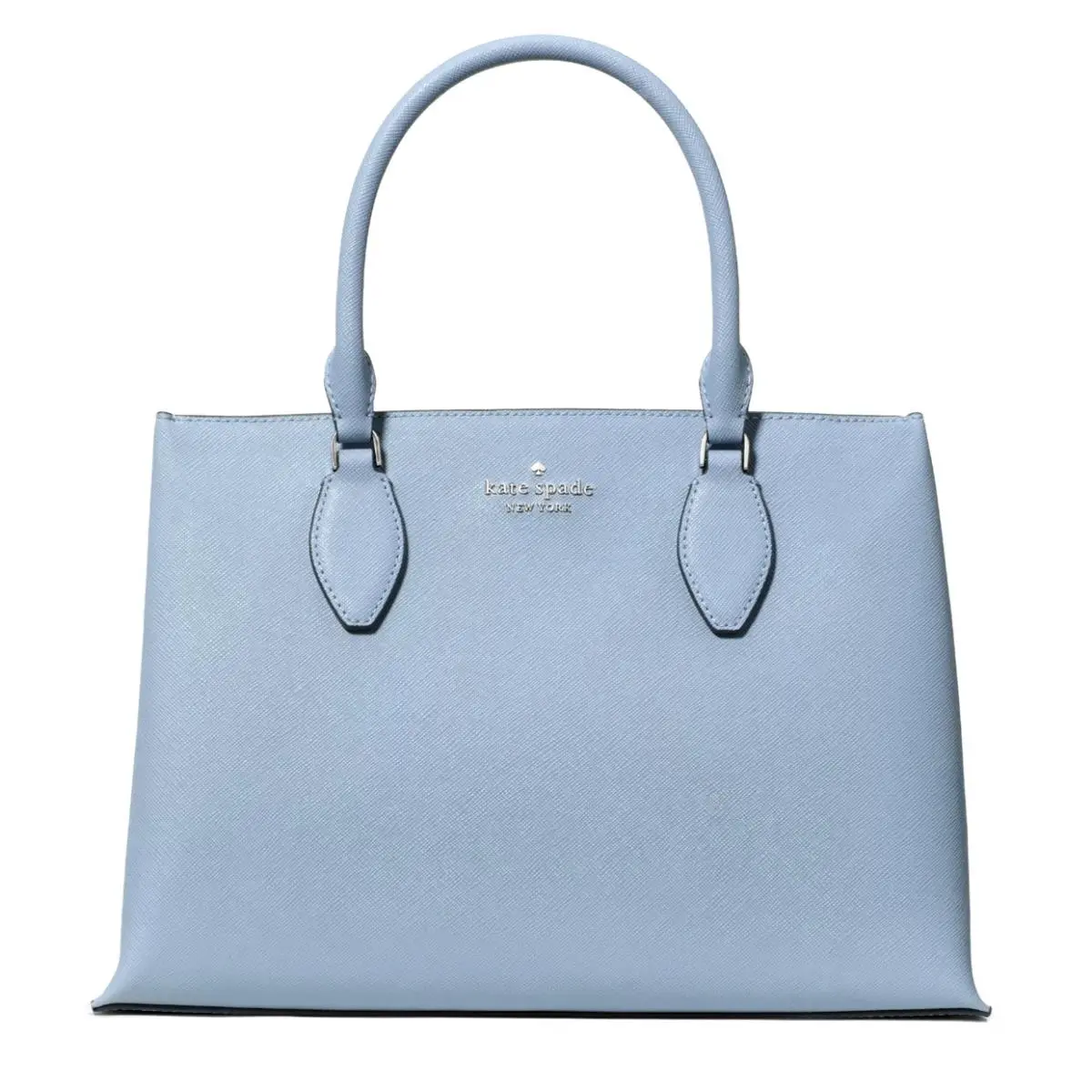 New Kate Spade Rae Medium Satchel Saffiano Muted Blue
