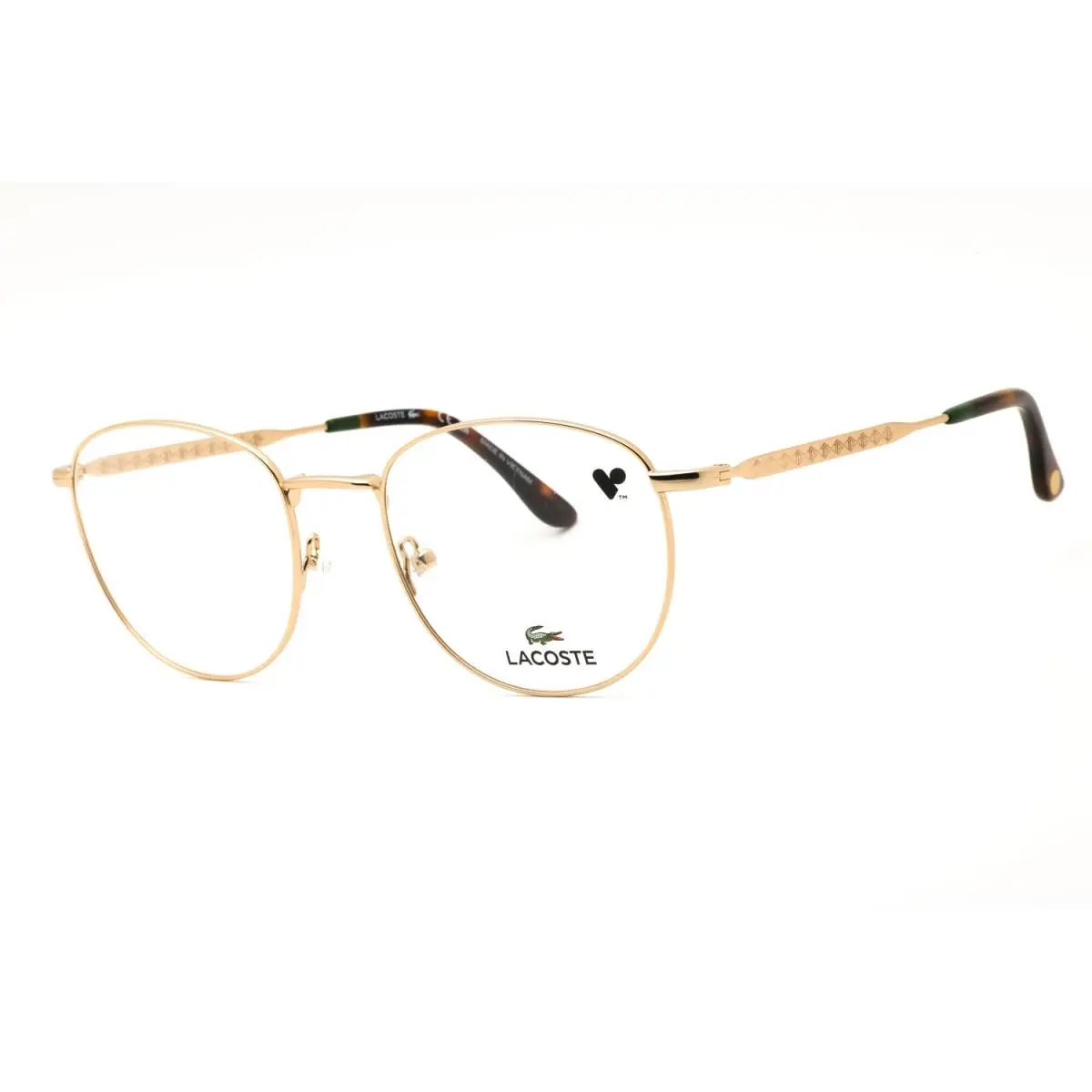 L2315 714 Eyeglasses Gold Frame 52mm by Lacoste