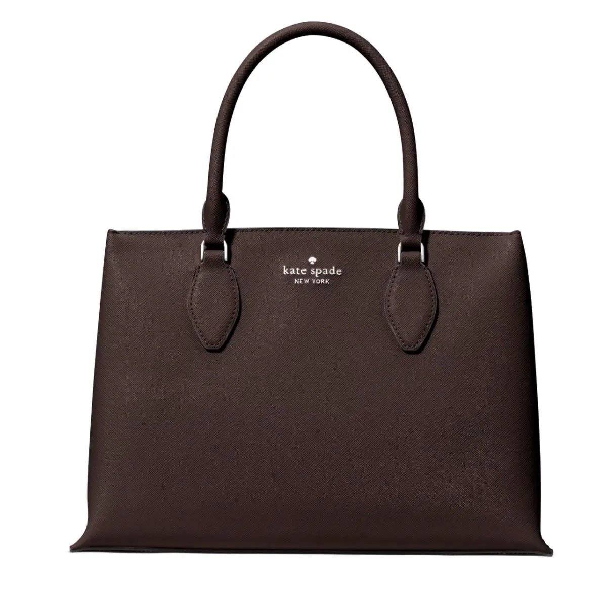 New Kate Spade Rae Medium Satchel Saffiano Hot Fudge with Dust Bag