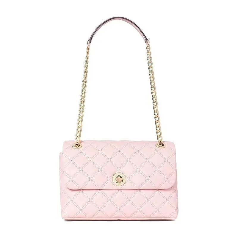 Kate Spade New York Natalia Medium Flap Shoulder Bag – Rose Smoke