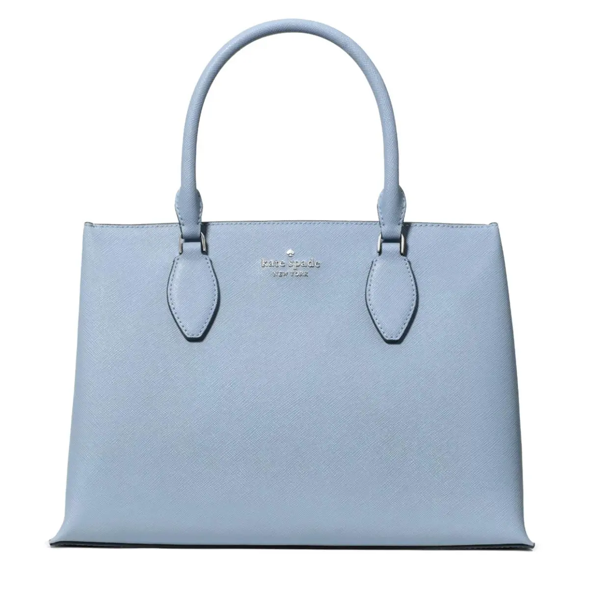 New Kate Spade Rae Medium Satchel Saffiano Muted Blue with Dust Bag