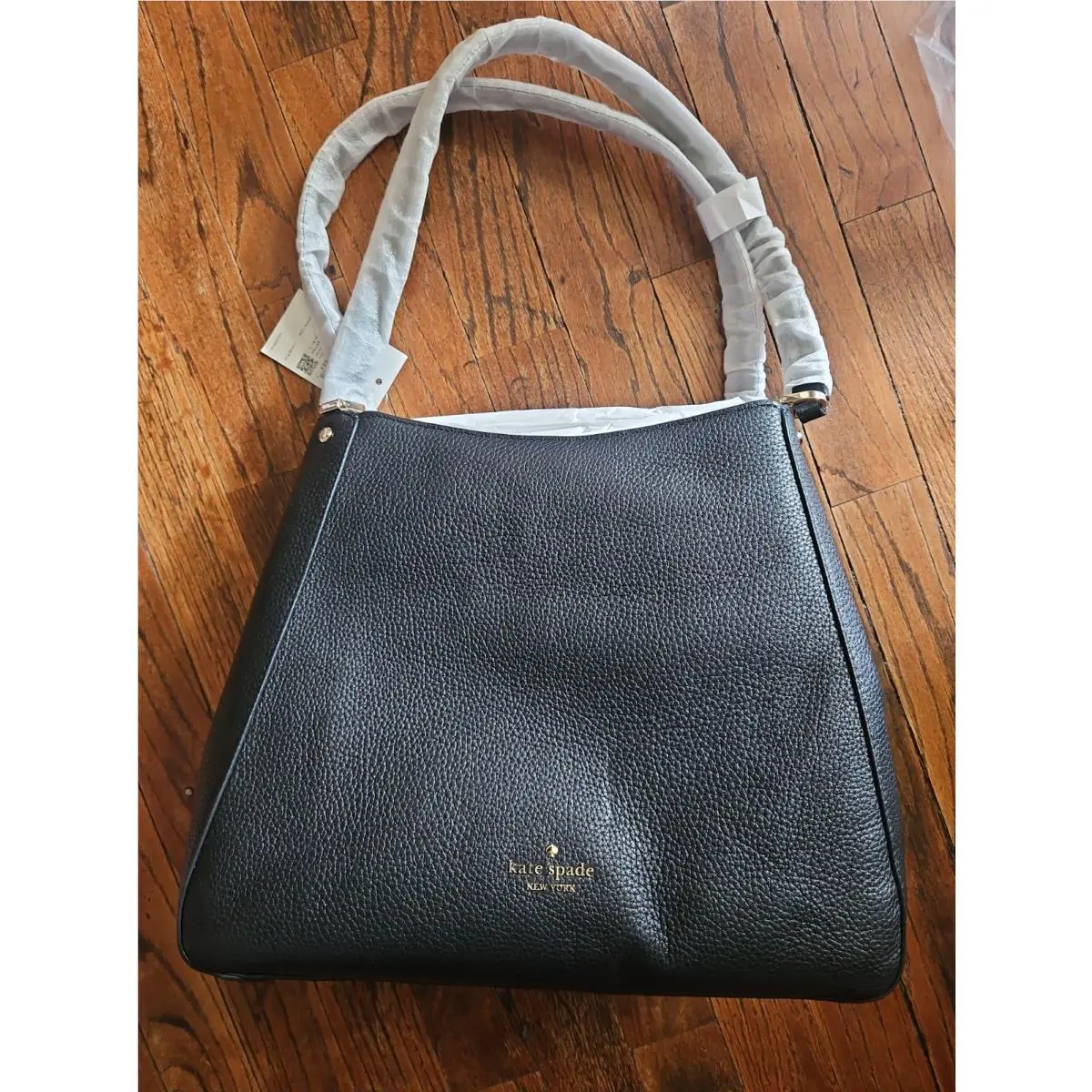 Leila Medium Triple Compartment Shoulder Bag - Black by Kate Spade