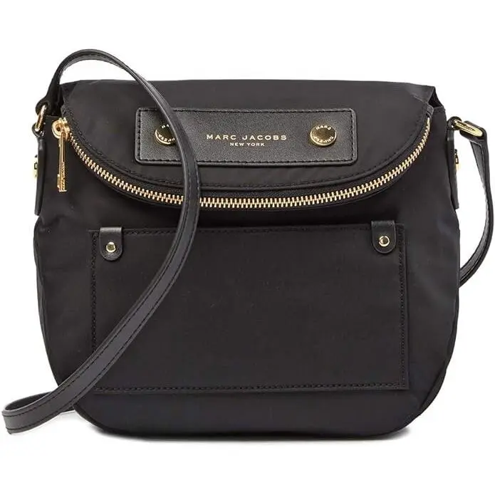 Marc Jacobs Preppy Nylon Mini Natasha Crossbody Bag – Black