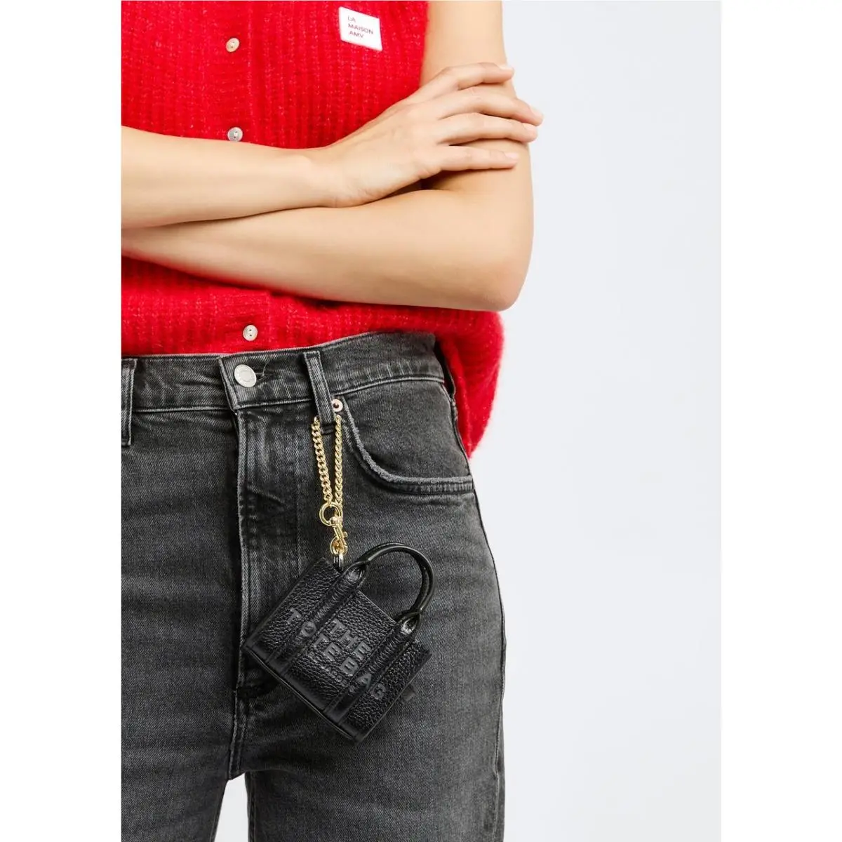 Marc Jacobs Nano Tote Bag Charm Coin Pouch Purse Wallet