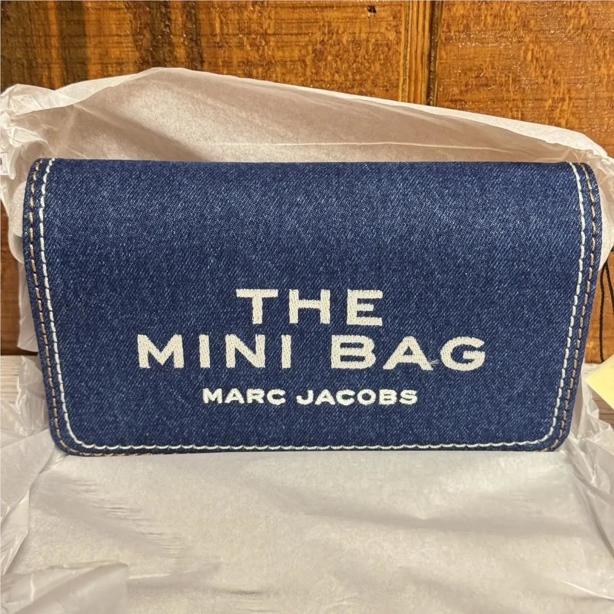 Marc Jacobs The Denim Chain Mini Crossbody Bag - Dark Wash