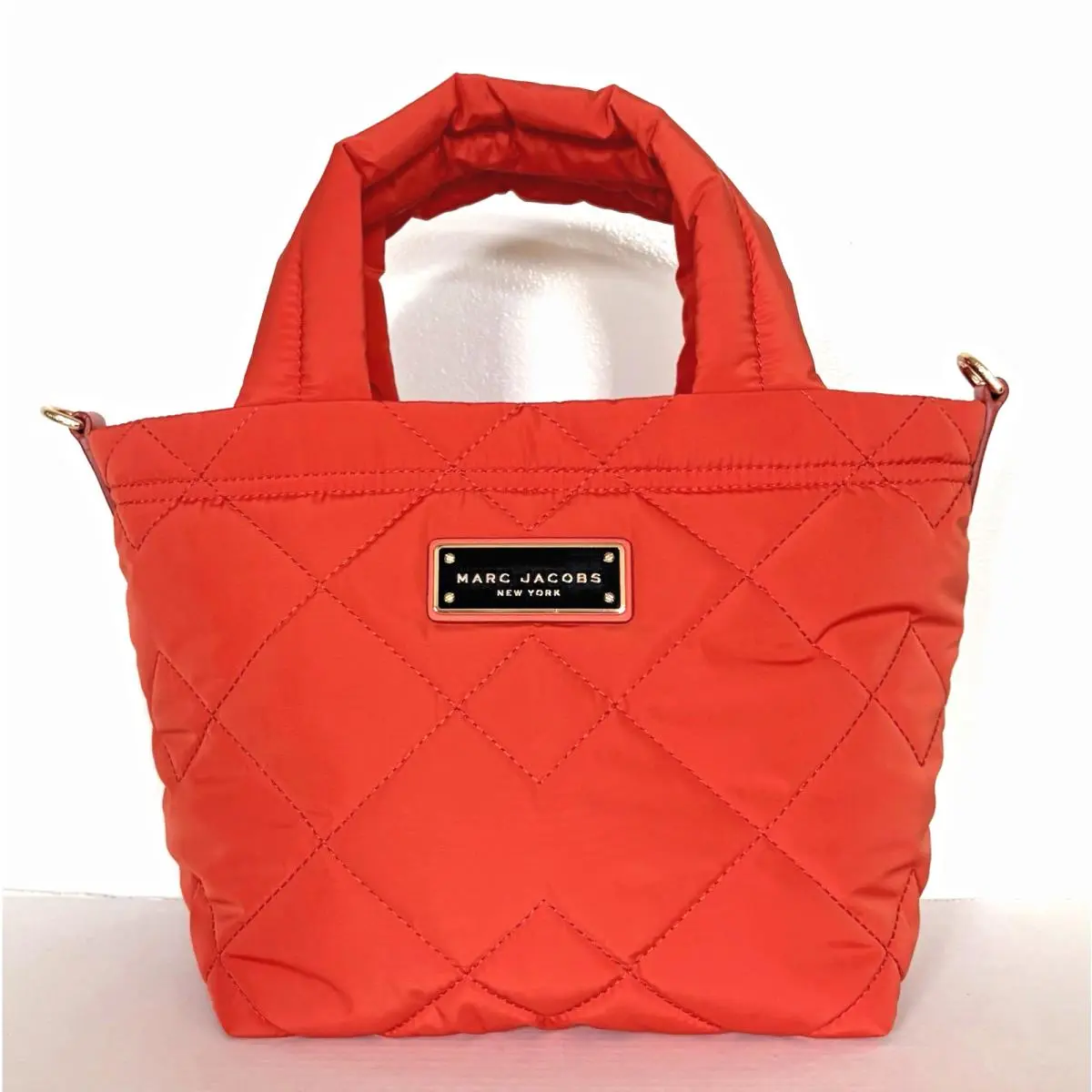 Marc Jacobs Marc Jacobs Small Tote Quilted Nylon Sunset