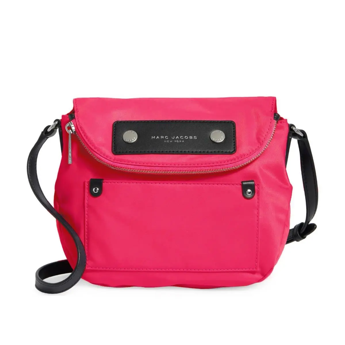Marc Jacobs Preppy Nylon Mini Natasha Crossbody Bag – Hot Pink