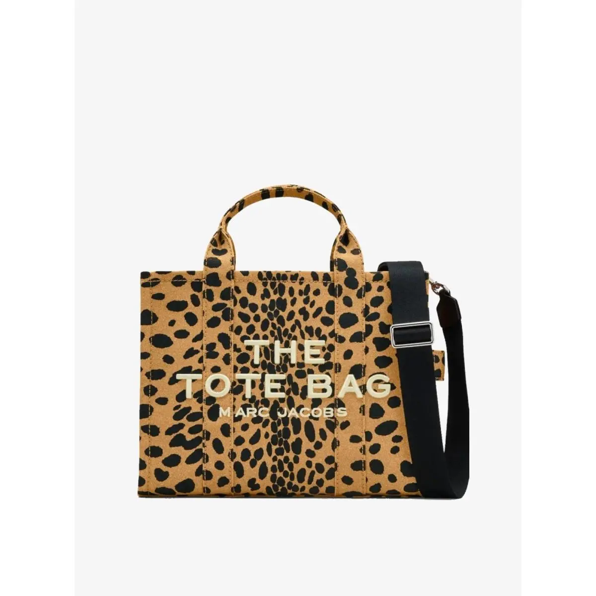 Marc Jacobs Women’s - The Medium Cheetah Canvas Tote Bag - Black