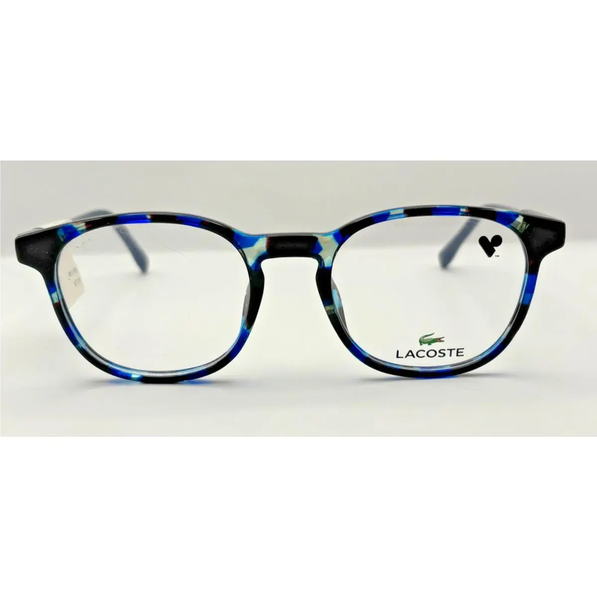 L3632 215 Kids Blue Tortoise Eyeglasses Frame 47-18-135 vs by Lacoste