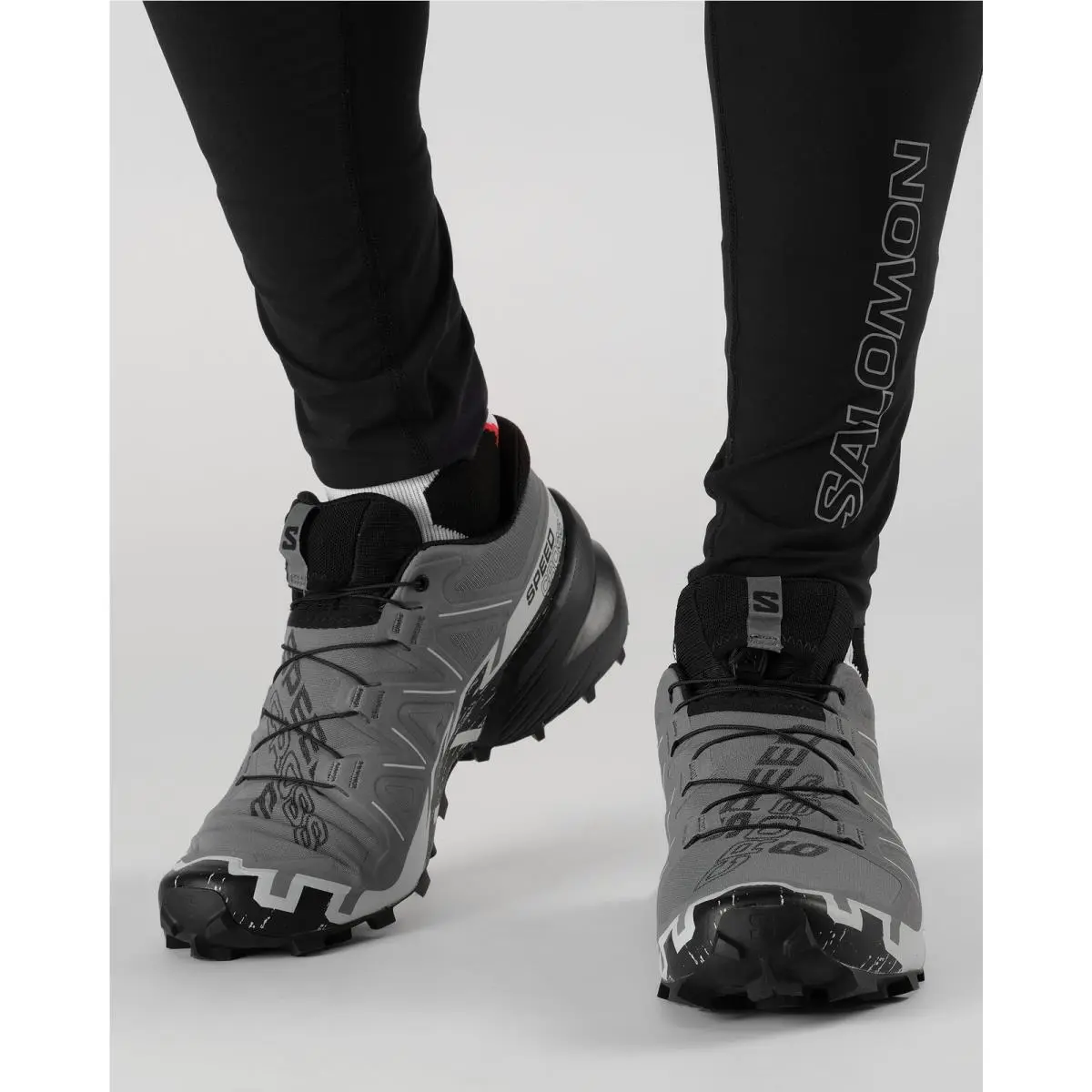 Salomon shoes - Quiet Shade/Black/Pearl Blue 3