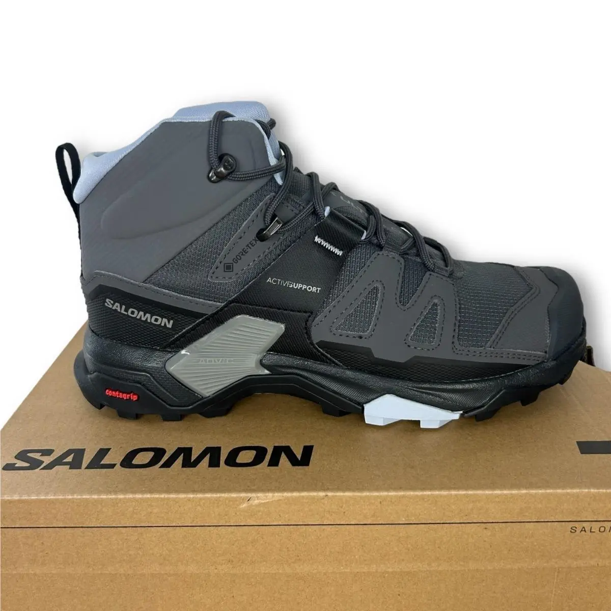 Salomon X Ultra 4 Mid Gtx Gore Tex Womens 10 EU 42.66 Hiking Boots Grey