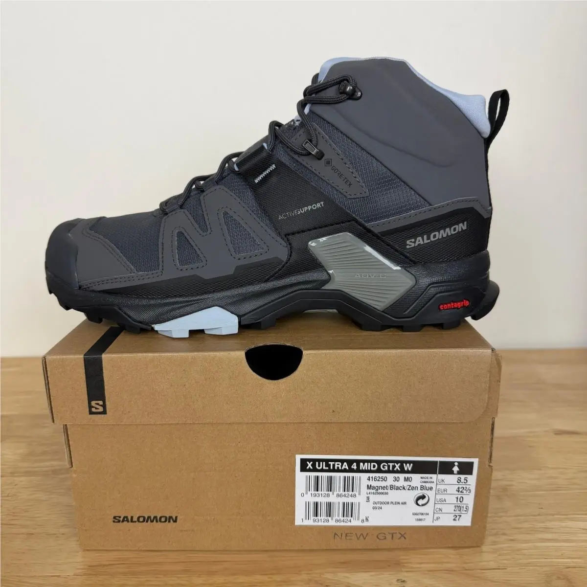 Salomon shoes - Salomon X Ultra 4 - Ultra - Gray (UPC: 193128864248) 1