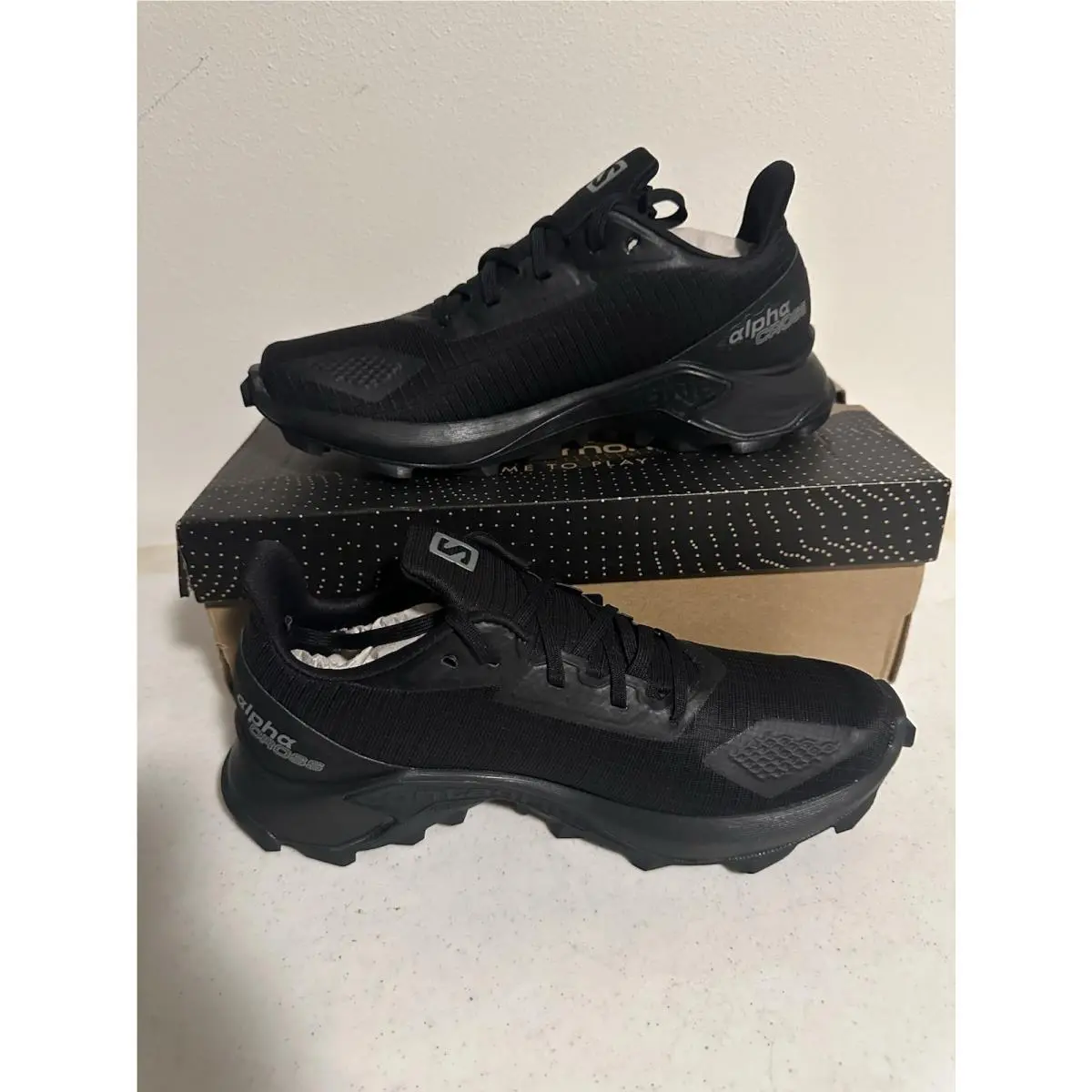 Salomon shoes - Salomon Alphacross Blast GTX W - Black 0