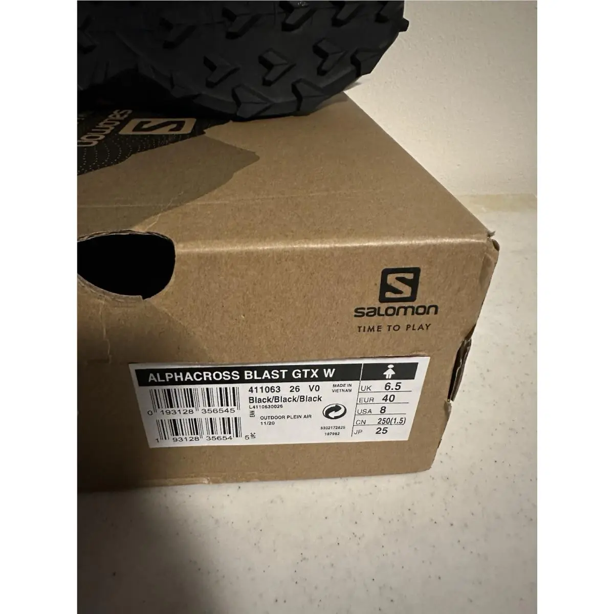 Salomon shoes - Salomon Alphacross Blast GTX W - Black 6