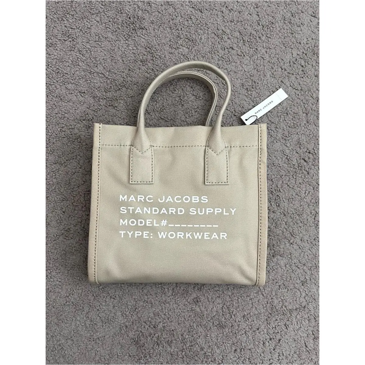 Marc Jacobs Medium Canvas Standard Supply Tote Beige
