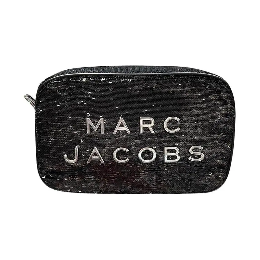 Marc Jacobs Flash Leather Crossbody Bag - Black Sequ