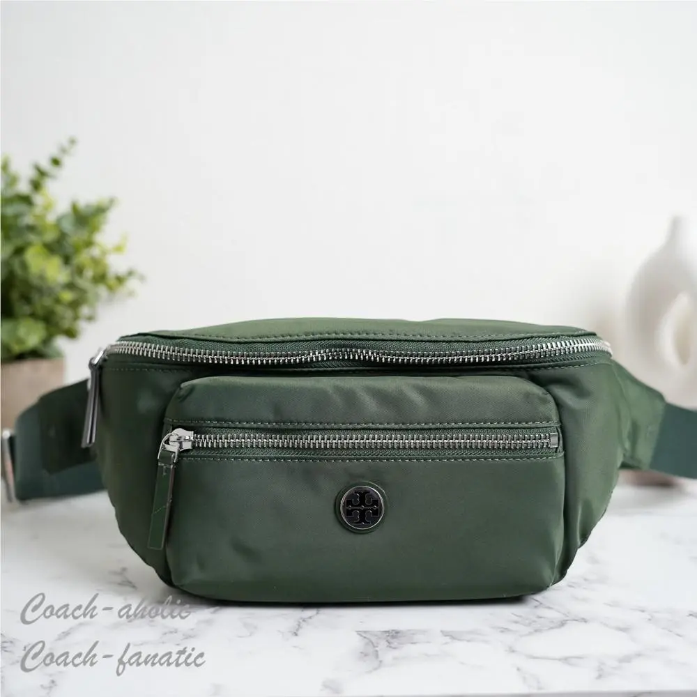 Nylon Belt Bag Fanny Pack Lightweight 170436 Basil by Tory Burch