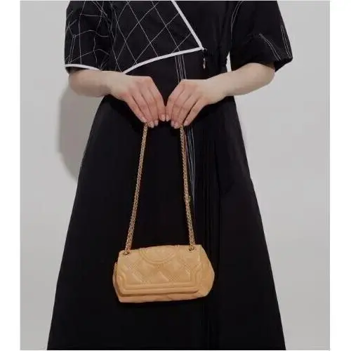 Tory Burch Fleming Soft Mini Bag Lambskin Jackfruit